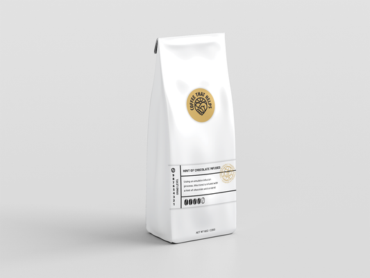 Hint of Chocolate Infused Flavored Coffee - 8oz Bag