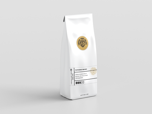 Peppermint Infused Flavored Coffee - 8oz Bag