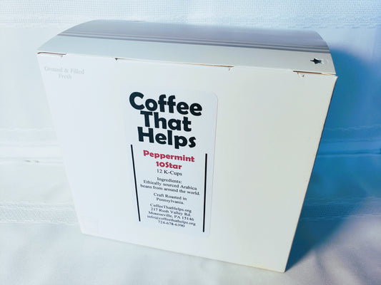 Peppermint Infused Flavored Coffee - 12 Compatible Brew Cups